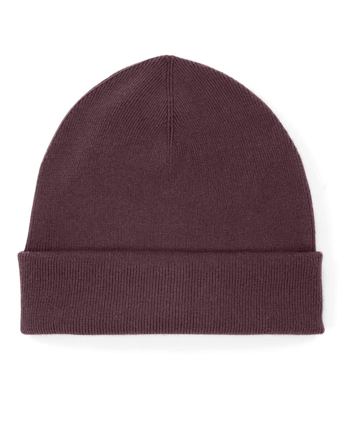 Rib Beanie 2.0 in rood bruin