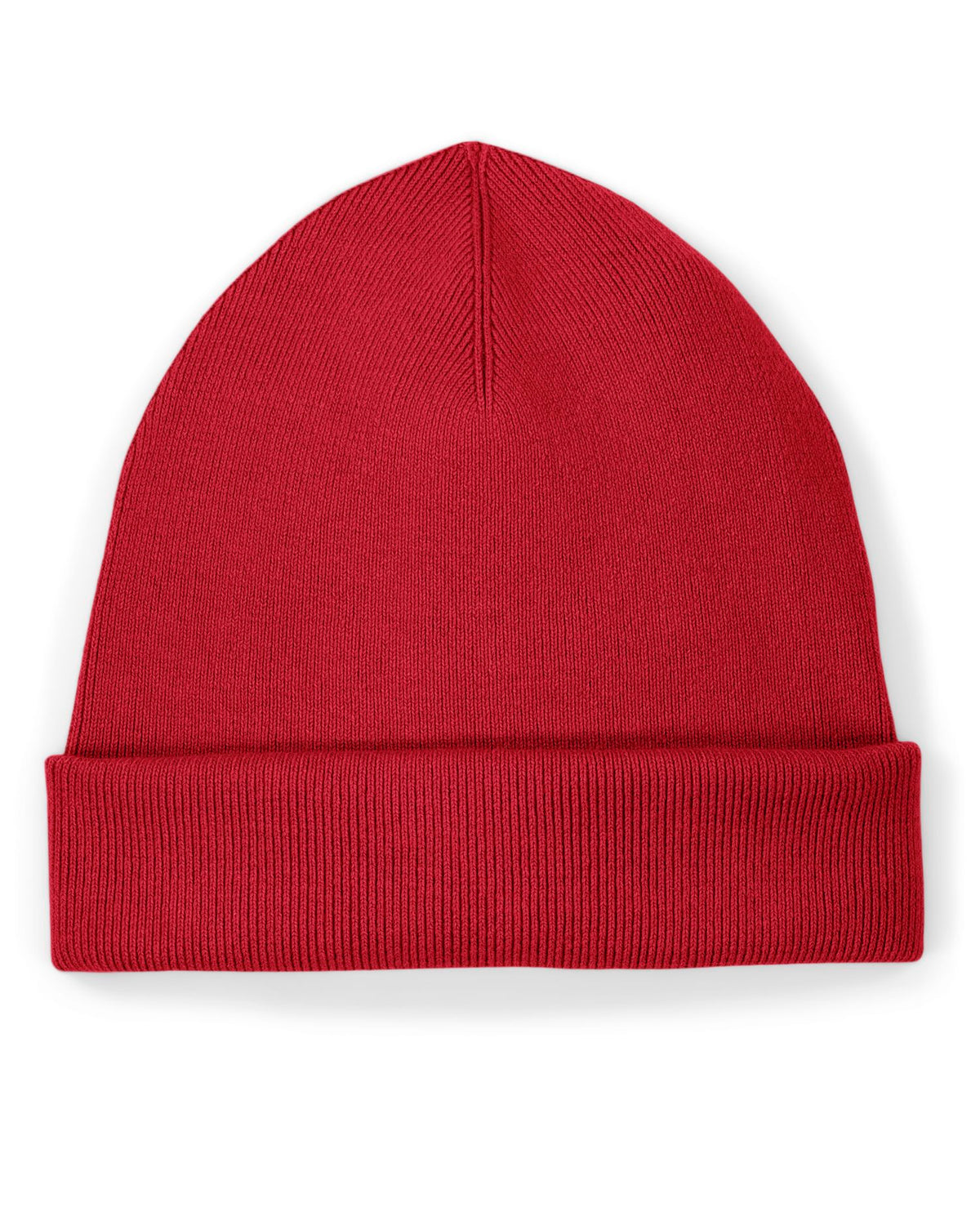 Rib Beanie 2.0 in diep rood