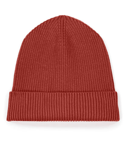 Fisherman Beanie 2.0 in steenrood