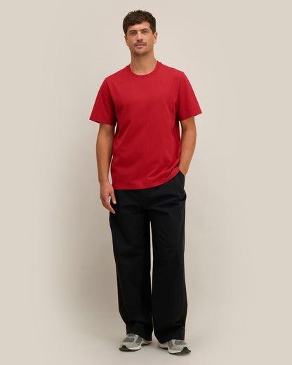 Reeser in diep rood