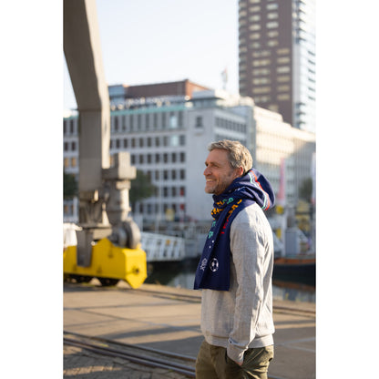 Hooded Scarf - Recycled Luxury Knitted