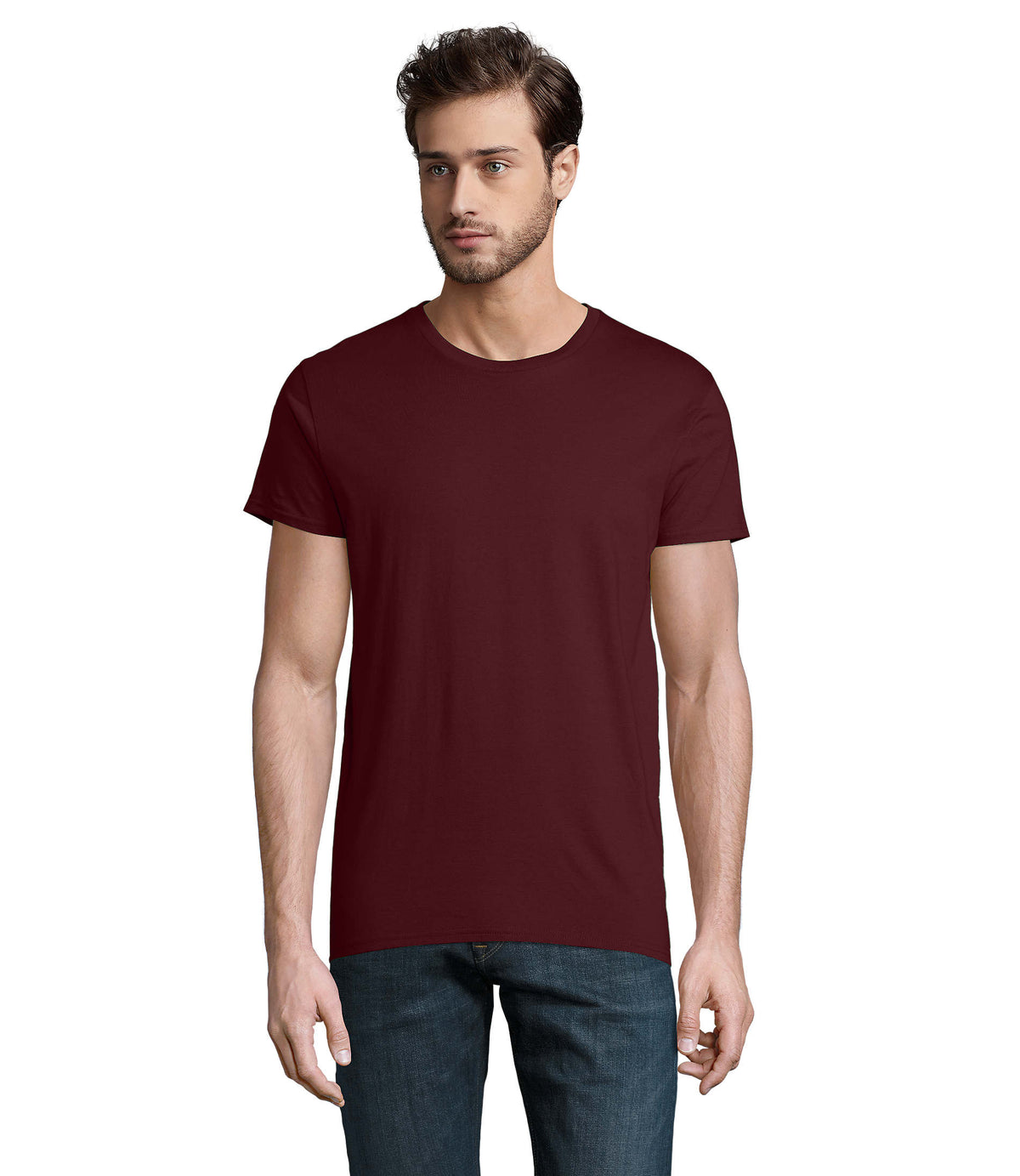 SOL'S Pioneer T-shirt heren in burgundy