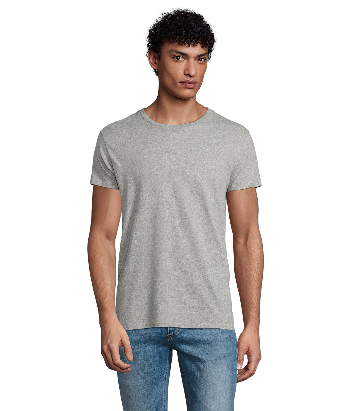 SOL'S Pioneer T-shirt heren in grijs gemêleerd