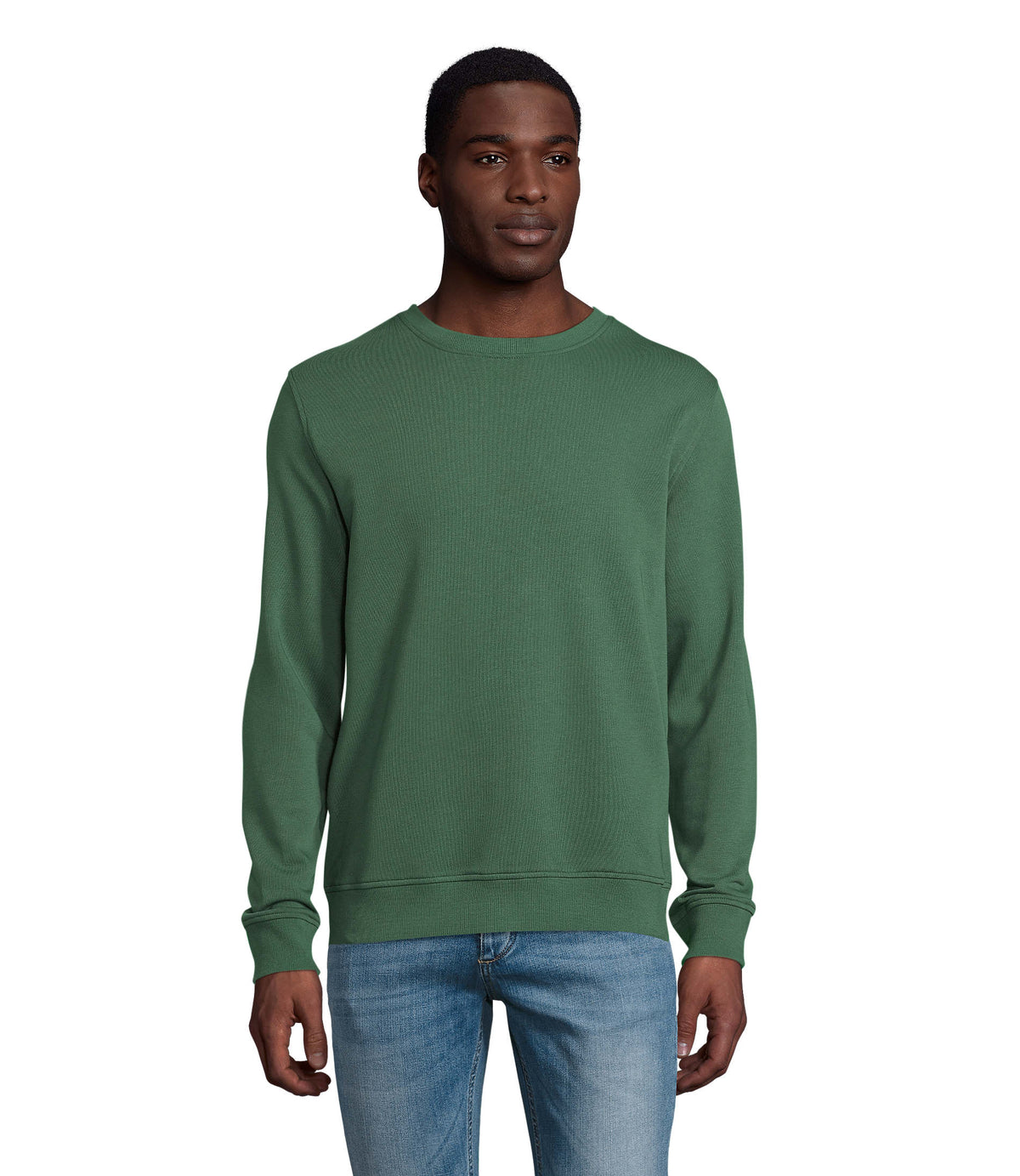 SOL'S Comet sweater in flessengroen