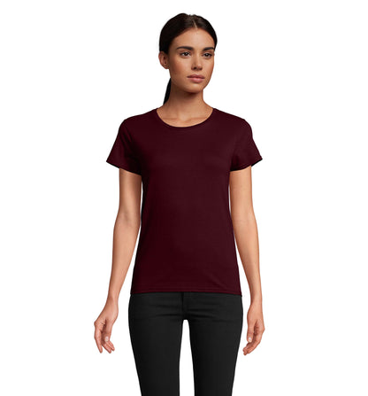 SOL'S Pioneer T-shirt dames in burgundy