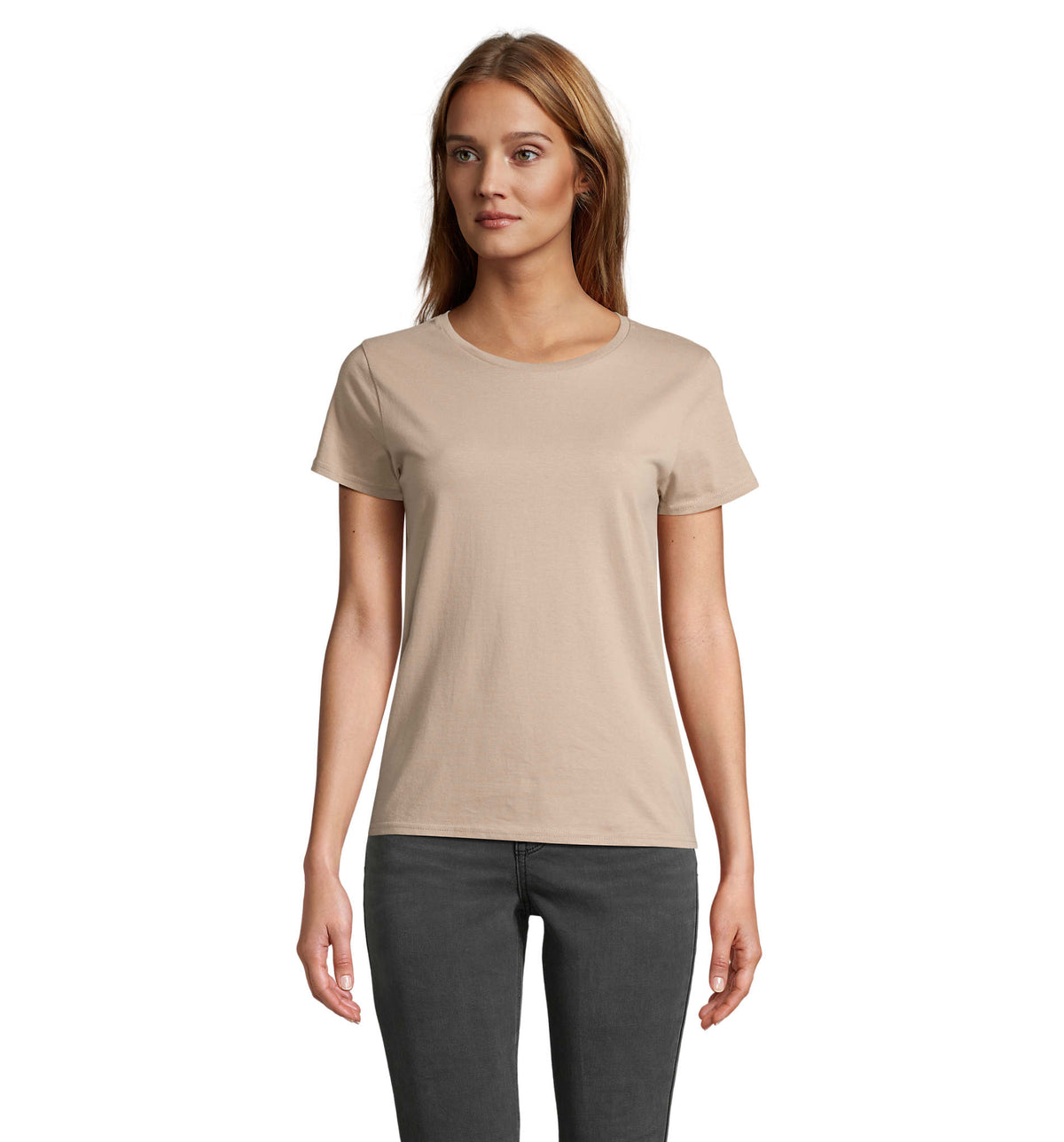 SOL'S Pioneer T-shirt dames in zandbeige