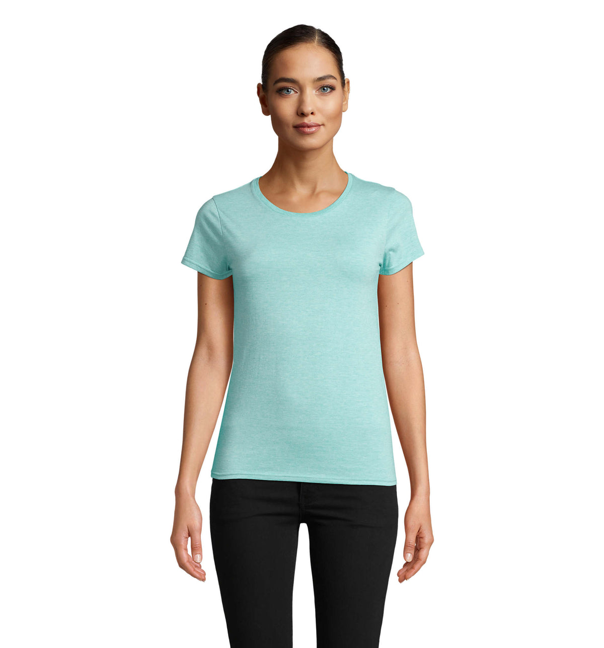 SOL'S Crusader T-shirt dames in lichtgroen gemêleerd
