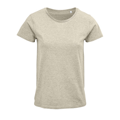 SOL'S Crusader T-shirt dames in beige gemêleerd