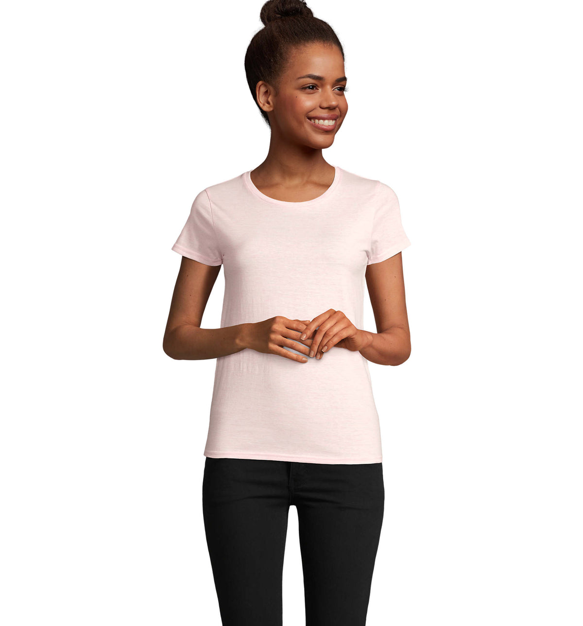 SOL'S Crusader T-shirt dames in roze gemêleerd