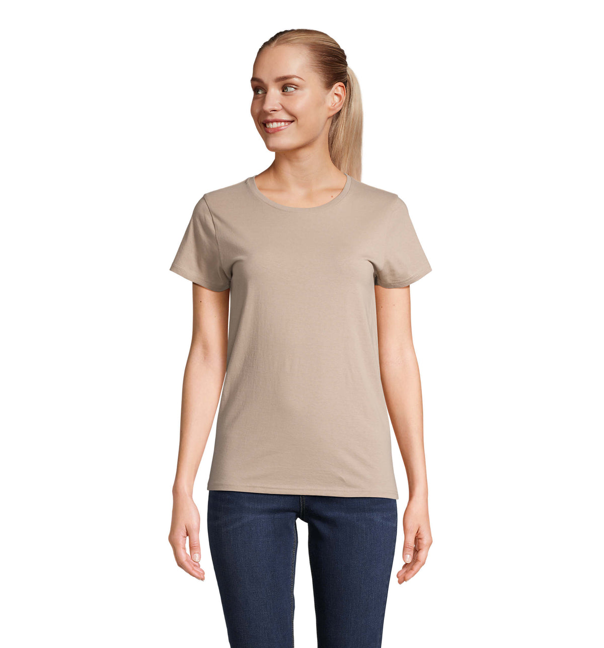 SOL'S Crusader T-shirt dames in zandbeige