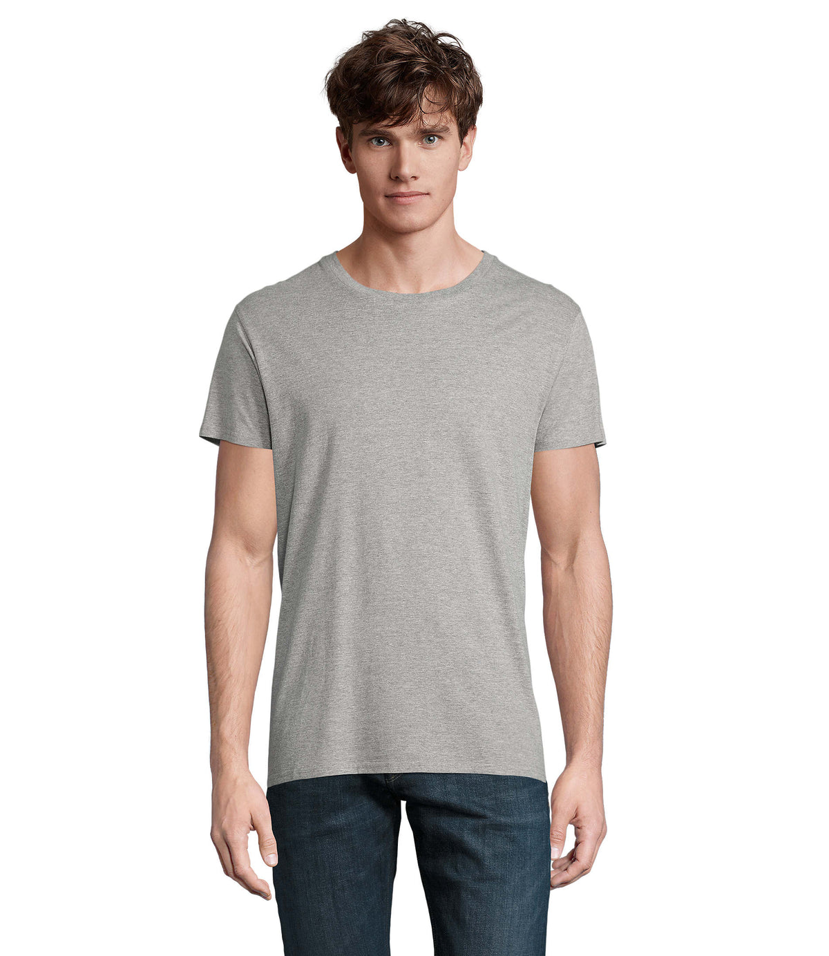 SOL'S Crusader T-shirt heren in grijs gemêleerd