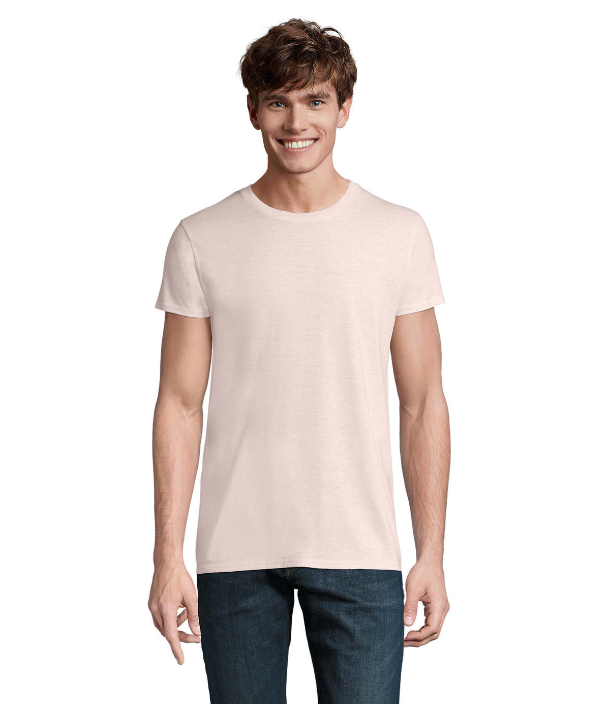 SOL'S Crusader T-shirt heren in roze gemêleerd