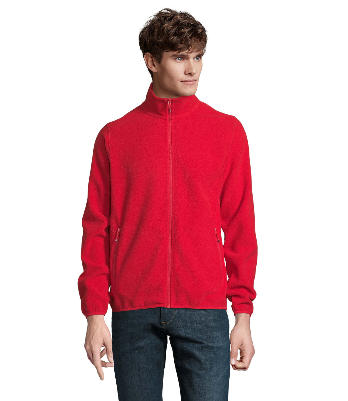 SOL'S Factor fleecevest heren in rood