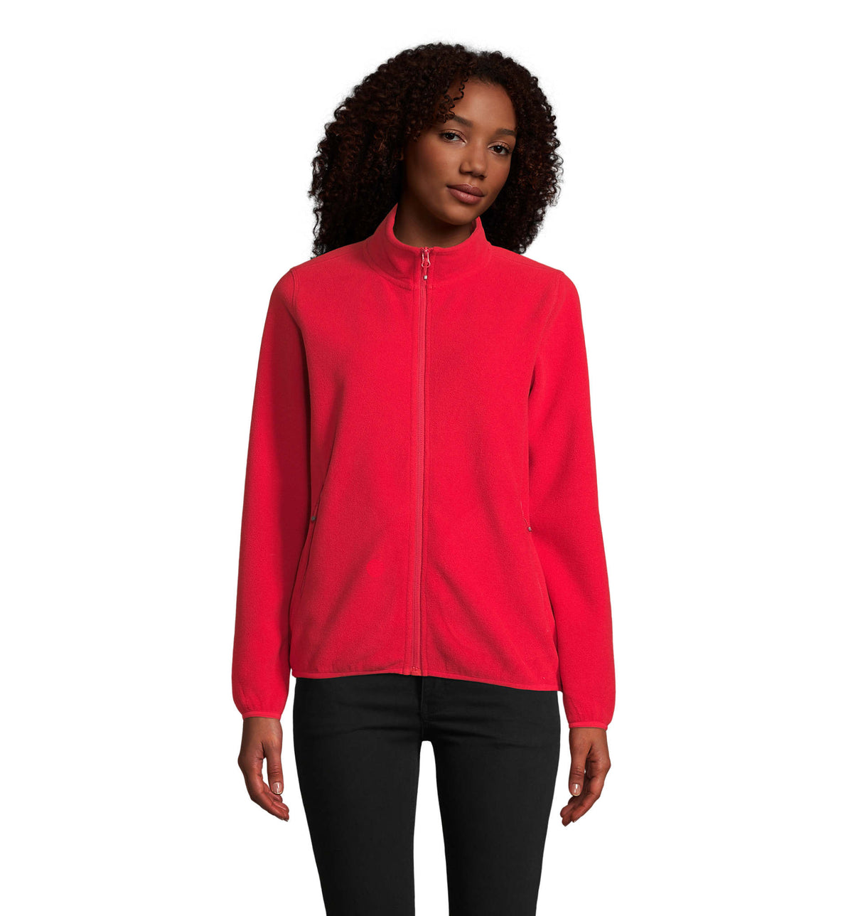 SOL'S Factor fleecevest dames in rood