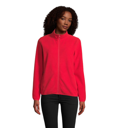 SOL'S Factor fleecevest dames in rood