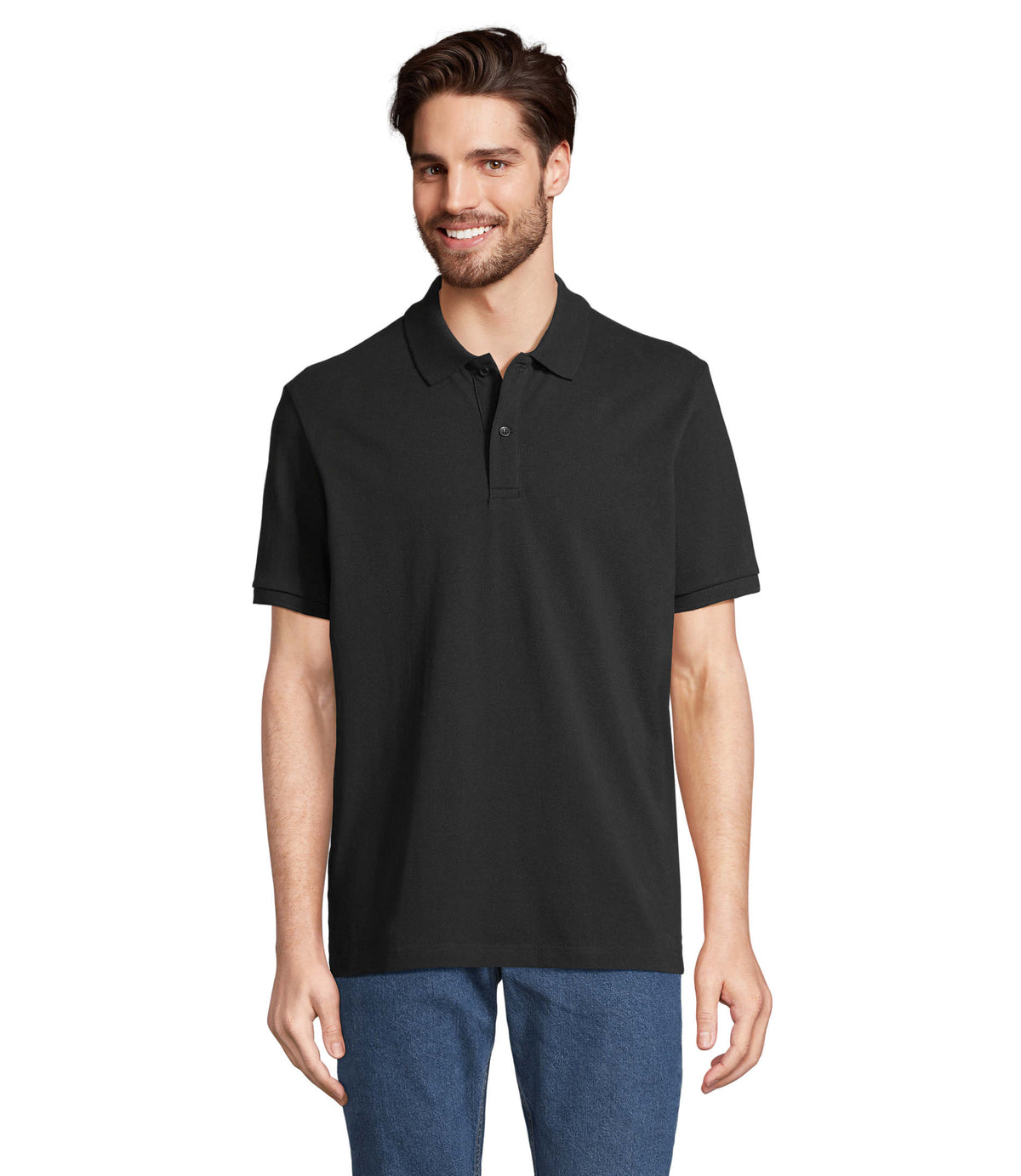 SOL'S Pegase polo in zwart