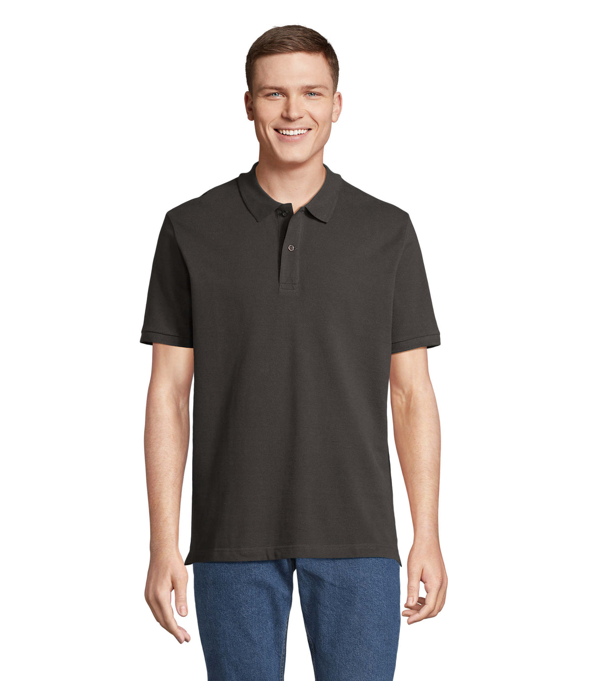 SOL'S Pegase polo in antraciet